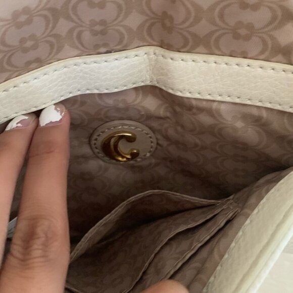 Charming Charlie Turquoise Striped Crossbody Purse - Picture 6 of 10